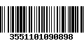 Código de Barras 3551101090898