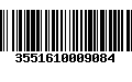 Código de Barras 3551610009084