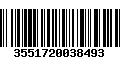 Código de Barras 3551720038493