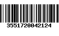 Código de Barras 3551720042124