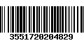 Código de Barras 3551720204829