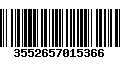 Código de Barras 3552657015366