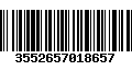 Código de Barras 3552657018657