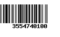 Código de Barras 3554740100