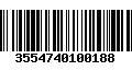 Código de Barras 3554740100188