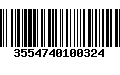 Código de Barras 3554740100324