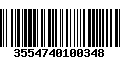 Código de Barras 3554740100348