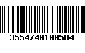 Código de Barras 3554740100584