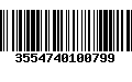 Código de Barras 3554740100799