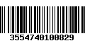 Código de Barras 3554740100829