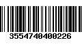 Código de Barras 3554740400226