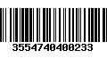 Código de Barras 3554740400233