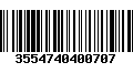 Código de Barras 3554740400707