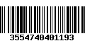 Código de Barras 3554740401193