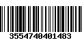 Código de Barras 3554740401483