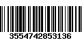 Código de Barras 3554742853136