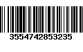 Código de Barras 3554742853235