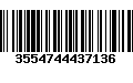 Código de Barras 3554744437136