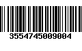 Código de Barras 3554745009004