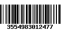 Código de Barras 3554983012477