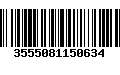 Código de Barras 3555081150634