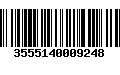 Código de Barras 3555140009248