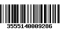 Código de Barras 3555140009286