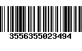 Código de Barras 3556355023494