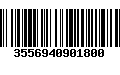 Código de Barras 3556940901800