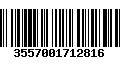 Código de Barras 3557001712816