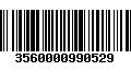 Código de Barras 3560000990529