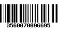 Código de Barras 3560070096695