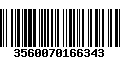 Código de Barras 3560070166343