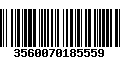 Código de Barras 3560070185559