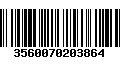 Código de Barras 3560070203864