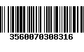 Código de Barras 3560070308316