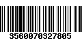 Código de Barras 3560070327805