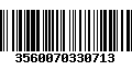 Código de Barras 3560070330713