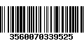 Código de Barras 3560070339525