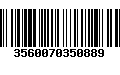 Código de Barras 3560070350889