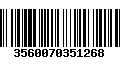 Código de Barras 3560070351268