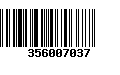 Código de Barras 356007037