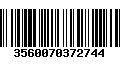 Código de Barras 3560070372744