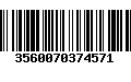 Código de Barras 3560070374571