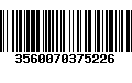 Código de Barras 3560070375226