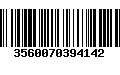 Código de Barras 3560070394142