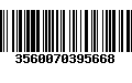 Código de Barras 3560070395668