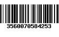 Código de Barras 3560070584253