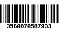 Código de Barras 3560070587933