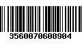 Código de Barras 3560070608904